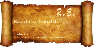 Rochlitz Euniké névjegykártya